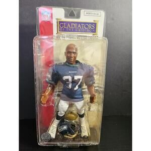 2006 Seahawks #37 Shaun Alexander Blue Jersey Gladiators of‎ the Gridiron Figure